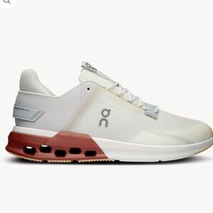On‎ CloudNova Flux Helion Superfoam Sneakers Lightweight Undyed White Auburn 12